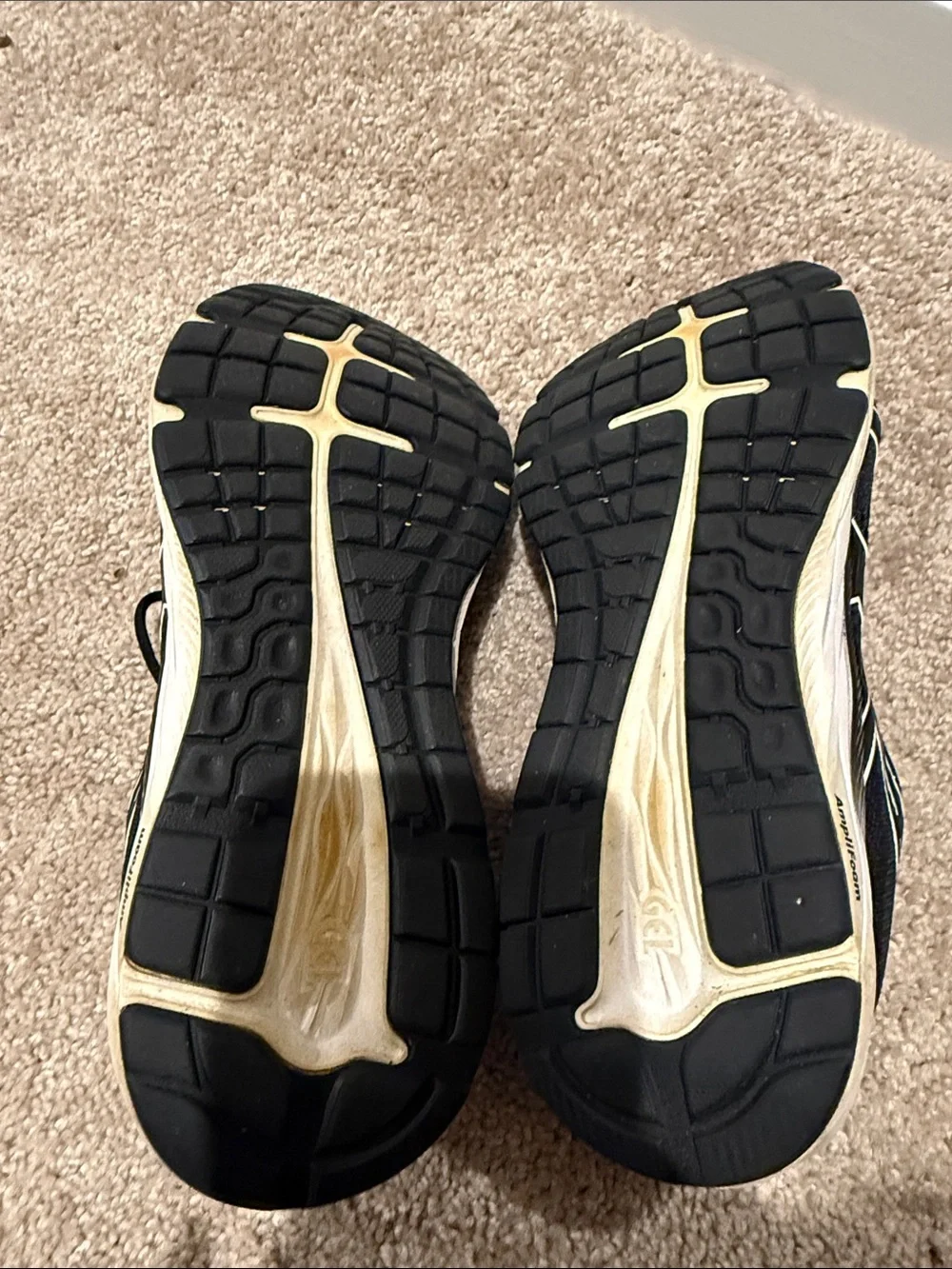 Asics Women's Black and White Running Shoes